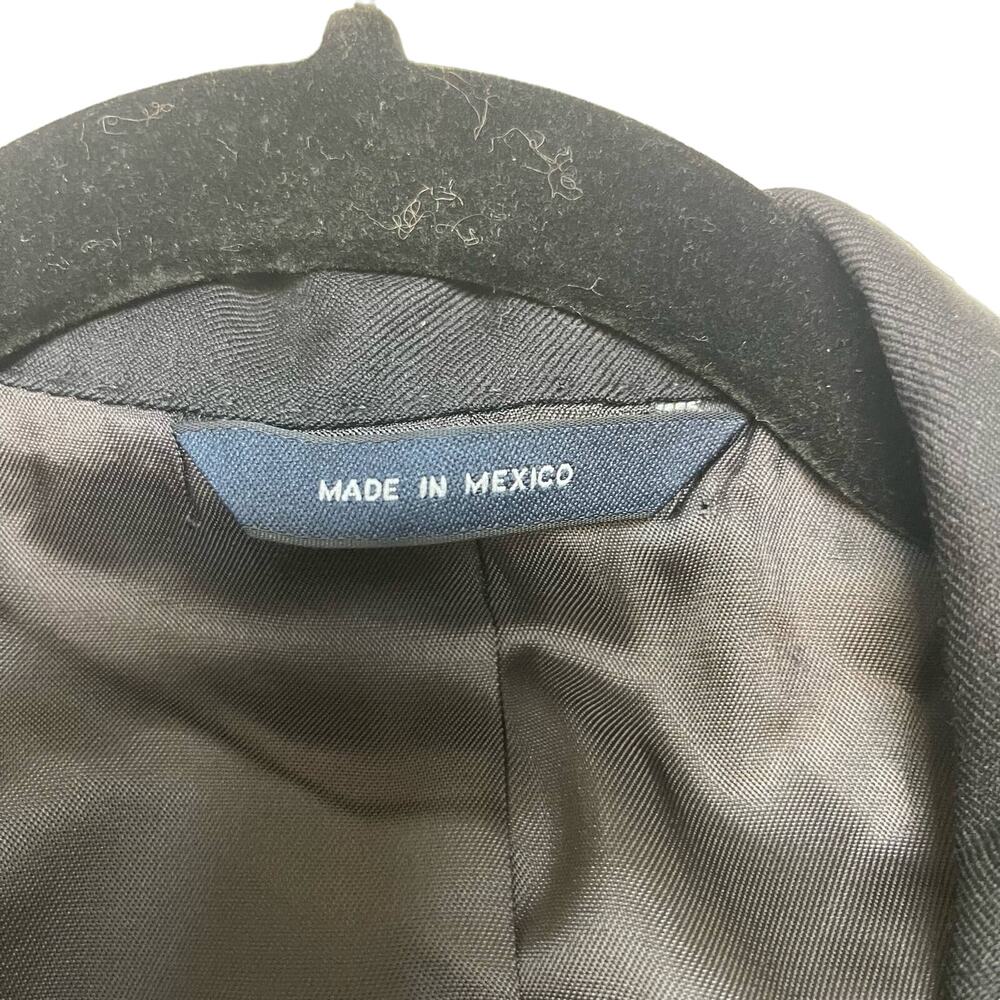 Brooks Brothers Men’s Brooksease Black Wool Blazer Gold Buttons Size 45R - Picture 9 of 16